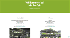 Desktop Screenshot of mr-perfekt.de