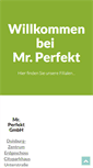 Mobile Screenshot of mr-perfekt.de